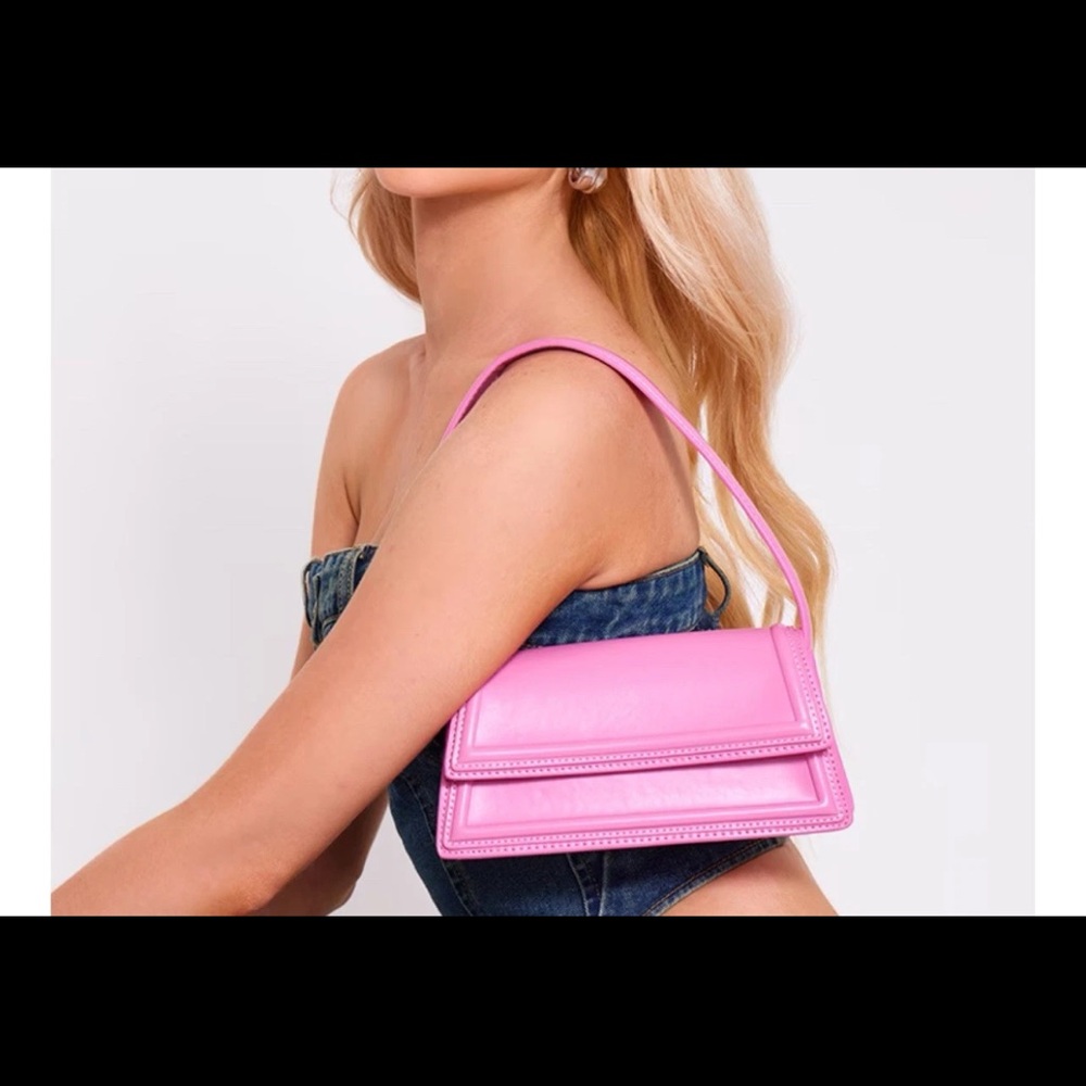 Elegant Pink Women's Shoulder Bag